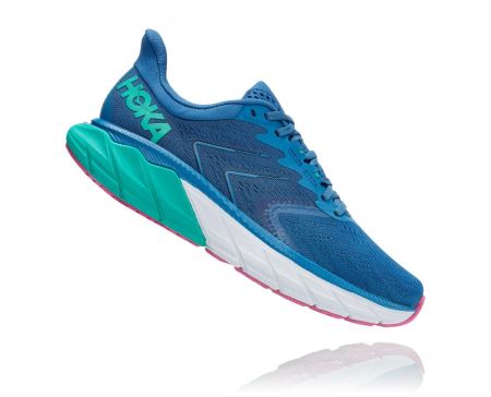 Hoka Arahi 5 Supportive Mulher - Sapatilhas De Treino Azuis | PT-QPGW95c